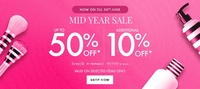 Sephora Mid Year Sale Upto 50% Off + Additional 10% Off