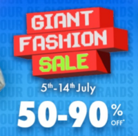 Giant Fashion Sale 50-90% off + 10% off with Bank Cards (5th - 14th July)