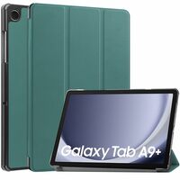 ProElite Cover for Galaxy Tab A9 Plus 11 inch Case Cover, Smart Trifold Flip case Cover for Samsung Galaxy Tab A9+ 11 inch, Dark Green