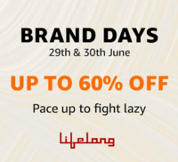 Lifelong Brand Days Upto 70% off Fitness accessories & More + Bank offers (29 & 30 Jun)