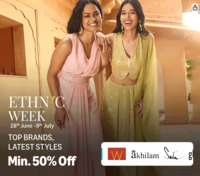 Amazon - Ethnic week - 28 jun to 9 july - Min. 50% off 