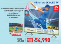 Vijay Sales - T20 WC Cricket Final Television Offers - Huge Discount + Win Extra TV if India Wins
