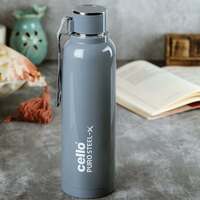 Cello Puro Steel-X Benz 900 Leak Proof Plastic Water Bottle | 730ml | Grey