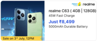 realme C63 (128 GB)  (4 GB RAM)