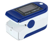 HomePro Fingertip Pulse Oximeter with OLED Display (White/Blue) Generic