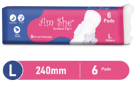 Am She Trial Pack of Regular Size Sanitary Pad  (60 Pcs)