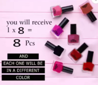 CLUB 16 New Nail Paint Polish Combo RED