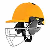 DSC Scud Lite Ti. Cricket Helmet for Mens with Neck Guard (Fixed Spring Steel Grill | Light Weight)