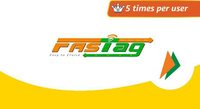 Do FASTag recharge transaction and Win ₹2 to ₹10 back min payment of ₹100