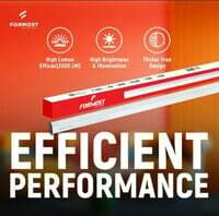 FORMOST 20W LED Batten For Home Office | Bright and Energy Efficient White Tube Light  | Cool Day Light | Pack of 2