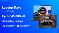 Amazon - Laptop Days - 2nd to 5th July - upto 14000 off on exchange + Upto 5250 Instant Bank Discount