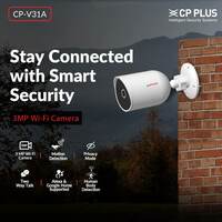 CP PLUS 3MP Bullet Wireless Outdoor Security Camera | White - CP-V31A 