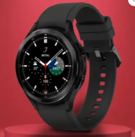 SAMSUNG Galaxy Watch 4 Classic LTE 46mm Super AMOLED LTE, Body Composition Tracking  (Black Strap, Free Size)