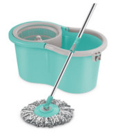 SPOTZERO by MILTON Ace Spin Mop Aqua Green