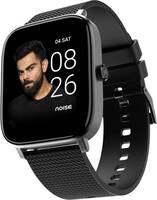 Noise Thrive Smartwatch  (Black Strap, Regular)