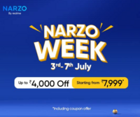 Amazon Narzo Week - 3rd to 7th July - Upto 4000 Off via coupon + Bank offers