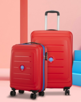 VIP CORSA Set of 2 Hard Textured Trolley Suitcases - Cabin and Medium