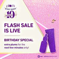 Flash Sale Birthday Special - Get an Additional Plum Twist & Go Matte Lipstick For Free [Till 1 AM]