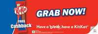 Kitkat ₹10 Cashback