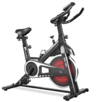 Powermax Fitness BS-151 Home Use Group Bike/Spin Bike Spinner Exercise Bike (Black, Red)