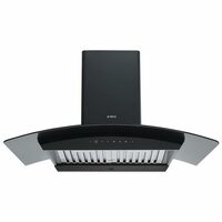 Elica 90 cm 1425 m3/hr Autoclean Kitchen Chimney with BLDC Motor (WDAT HAC 90 MS BLDC NERO, 2 Baffle Filters, Touch + Motion Sensor Control, Black)