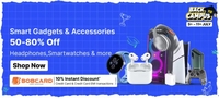 Flipkart Back to Campus Sale Upto 80% Off + 10% Off on HDFC, BOB & HSBC Credit Cards (5th - 11th July)