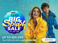 Big Splash Sale - 5 to 15 July - Upto 85% Off + Flat 200 off + Extra Upto 15% Instant Discount