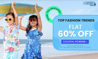 Flat 60% OFF* on selected fashion products