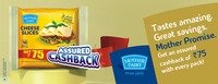 Get Assured Rs.75 Cashback On Mother Dairy Cheese Slices