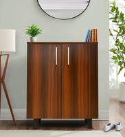 Macau 2 Door Shoerack in Virola Wood Finish