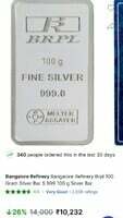 Flipkart || Silver coin 100 Gram 999 purity at ₹8184 for Yes and BOB CC users || Back again till Midnight|| Loot Fast