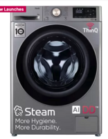 LG 11 kg with Wi-Fi Enabled,AI Direct Drive Technolog Fully Automatic Front Load Washing Machine Silver  (FHP1411Z9P)