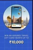 CRED × Multipl - Win an Assured Travel Gift Card worth upto 10000 by Spending 2800 for 3 Months