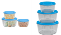 Milton Store It Set Of 3 Blue Plastic Container 1L 2L 3L