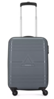 ARISTOCRAT  Small Cabin Suitcase (53 cm) 4 Wheels - Airstop 53 - Trolley Bag - Grey, White