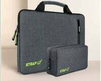 Straplt Laptop Sleeve With Pouch Case Cover for 15.6-16 Inch With Handle, Waterproof Laptop Sleeve/Cover on Flipkart 