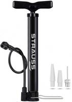 Strauss Double Action, Air Bicycle Pump (Black)