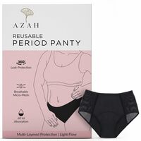 AZAH Reusable Period Panty Leak-Proof Black - XL