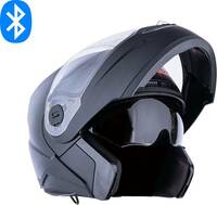 HEADFOX N2 Smart Bluetooth Motorbike Helmet (Black) 