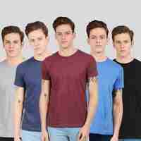 Scott International Men's Regular Fit T-Shirt [Pack of 3] (Rs 250 Coupon)