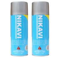 NIKAVI SP13 Multipurpose Spray Paint (400ML, High Heat Silver) (Pack of 2
