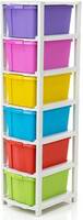 J K INTERNATIONAL 6 Compartments Plastic Modular Drawer