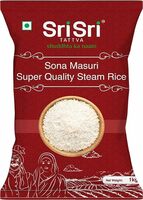 Sri Sri Tattva Sona Masuri Super Quality Steam Rice, 2kg