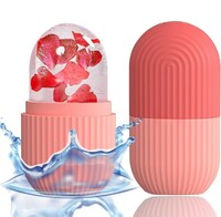 Clazkit Ice Face Roller Massager,Ice Cube Roller For Face, Eyes And Neck Naturally Conditioning And Skin Care,De-Puff Eye Bags,Reduce Migraine Pain,Reusable Massage Silicone Ice Mold (Multicolor)