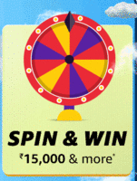 Amazon Spin and Win ₹15000 & more