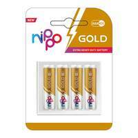 Nippo 4DG Gold AAA Battery | 1.5 V | Pack of 12  [20 coupon]