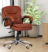 Da URBAN® Kenzo Mid Back Revolving Leatherette Ergonomic Home & Office Executive Chair