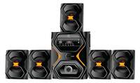 I KALL IK222 Home Theater (5.1, Bluetooth, Aux, USB, FM Connectivity), Black