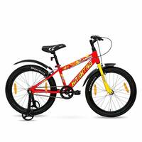Geekay Hashtag Junior 20T Single Speed Kids Cycle - Red