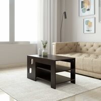 Amazon Brand - Solimo Persi Engineered Wood Coffee Table (Wenge)